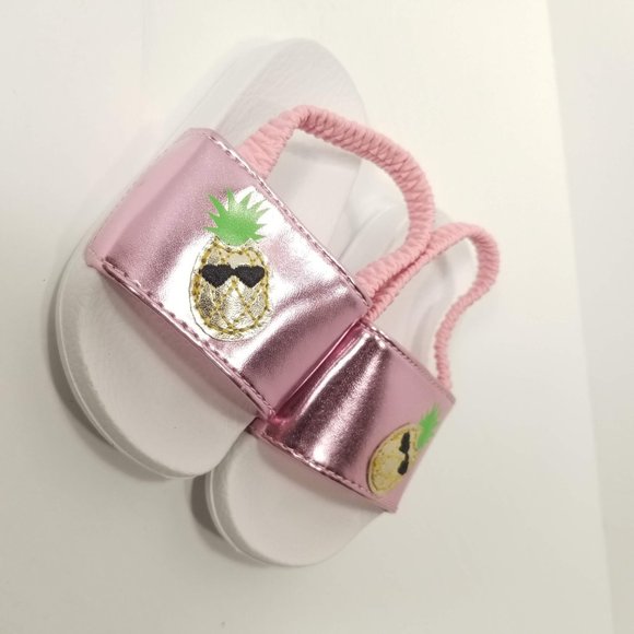 Baby Toddler Sandal Size 5 Pineapple Beach Tropic - Picture 2 of 4